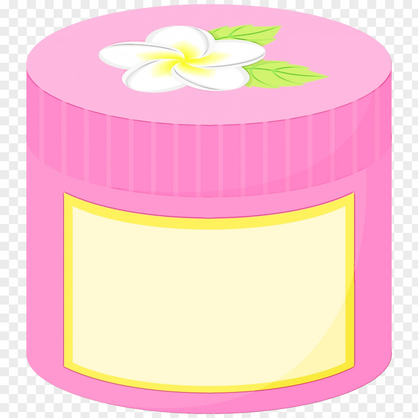 Cylinder Pink Yellow Produce Design PNG