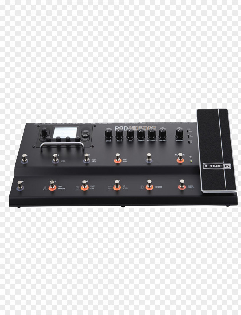 Guitar Effects Processors & Pedals Line 6 POD HD500X PNG