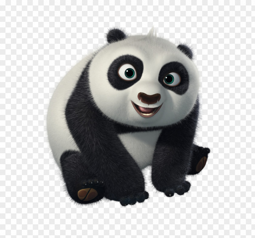 Panda Po Giant Kung Fu Cartoon PNG