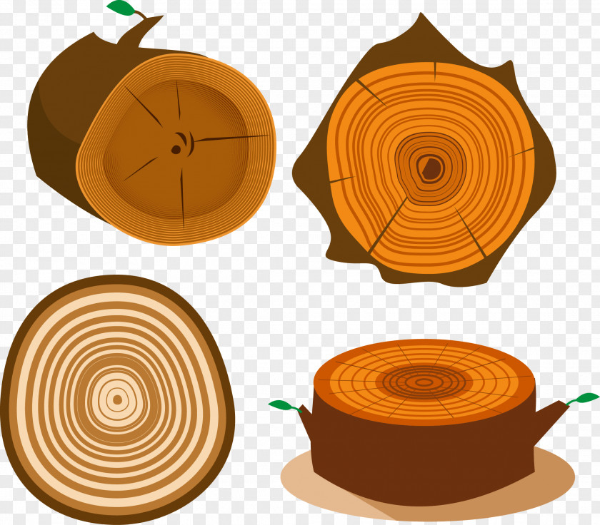 Tree Stump Wood Euclidean Vector PNG
