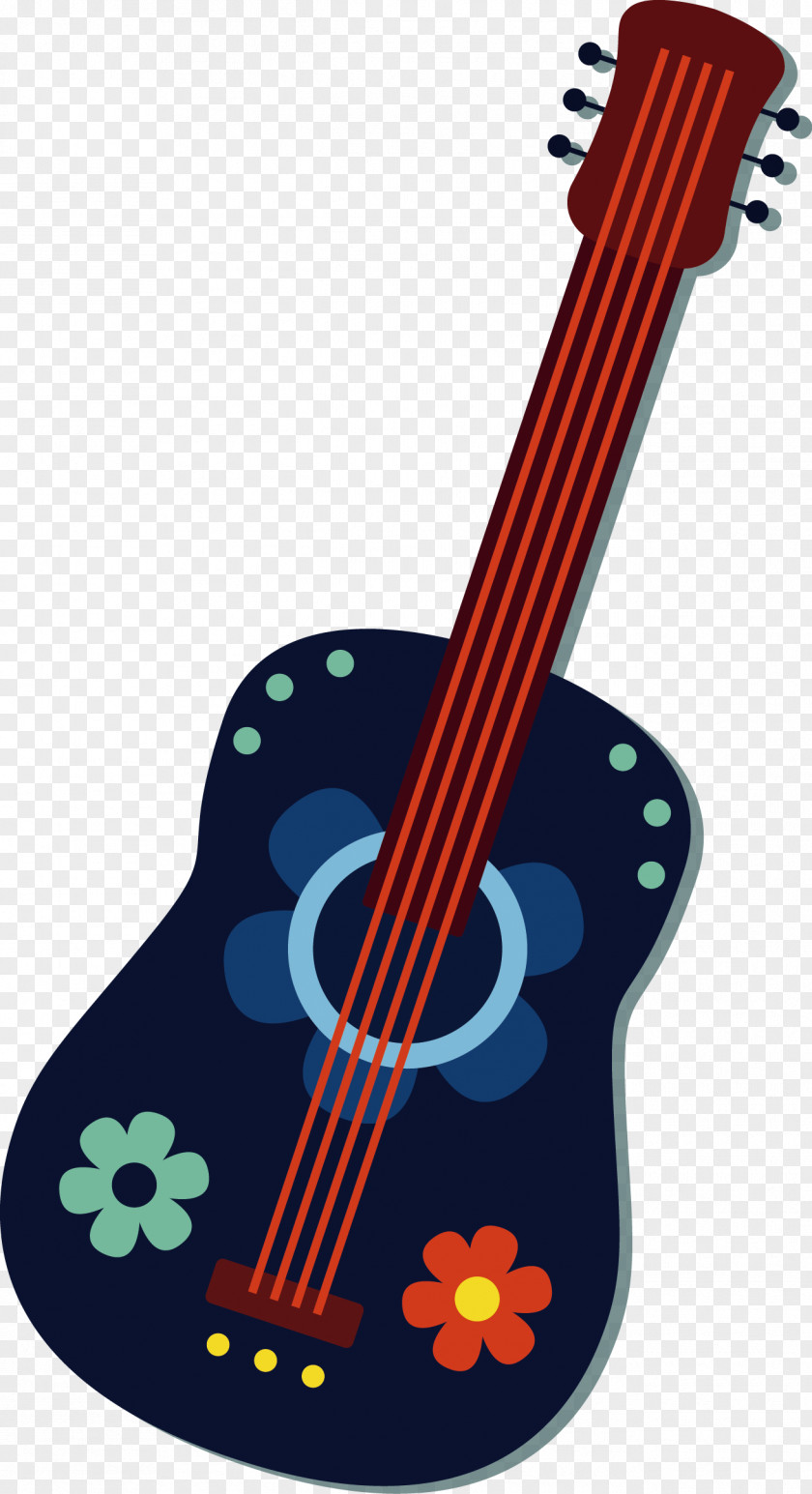 Blue Guitar Vector Bass Cinco De Mayo PNG