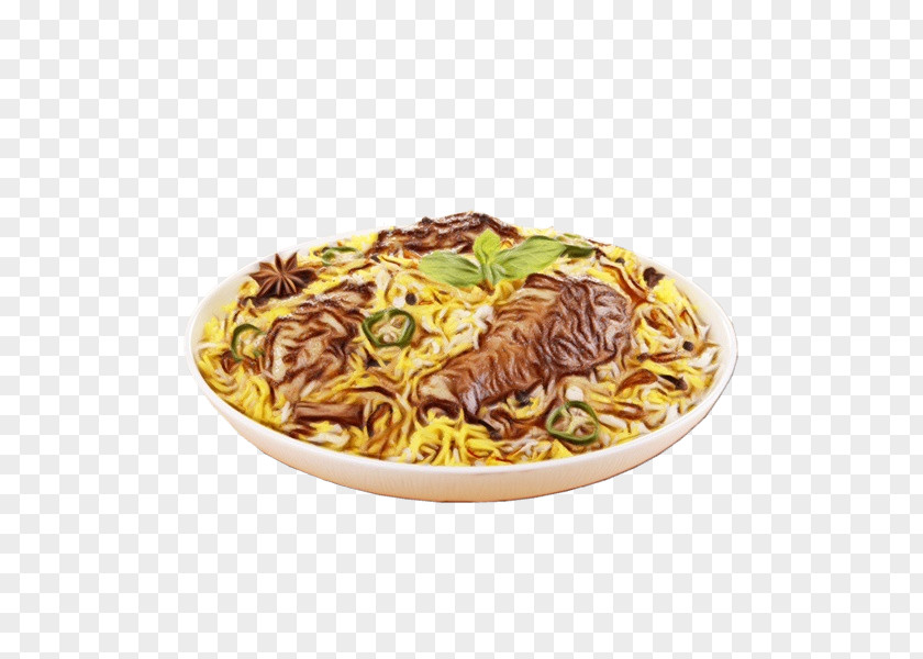 Capellini Fried Noodles Food Noodle Dish Cuisine Ramen PNG