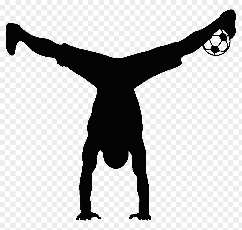 Footballeur Freestyle Football Handstand Player Sport PNG