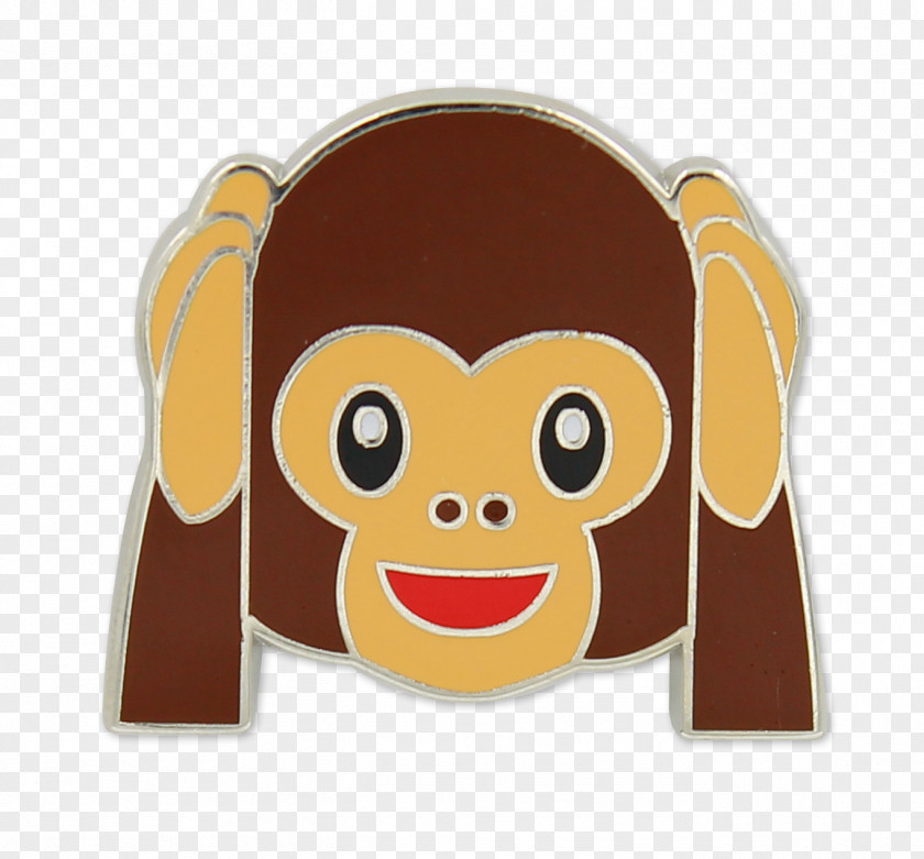 Monkey Three Wise Monkeys Emoji World Pin PNG