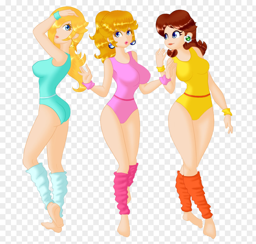 Aerobics Rosalina Aerobic Exercise 1980s Drawing PNG