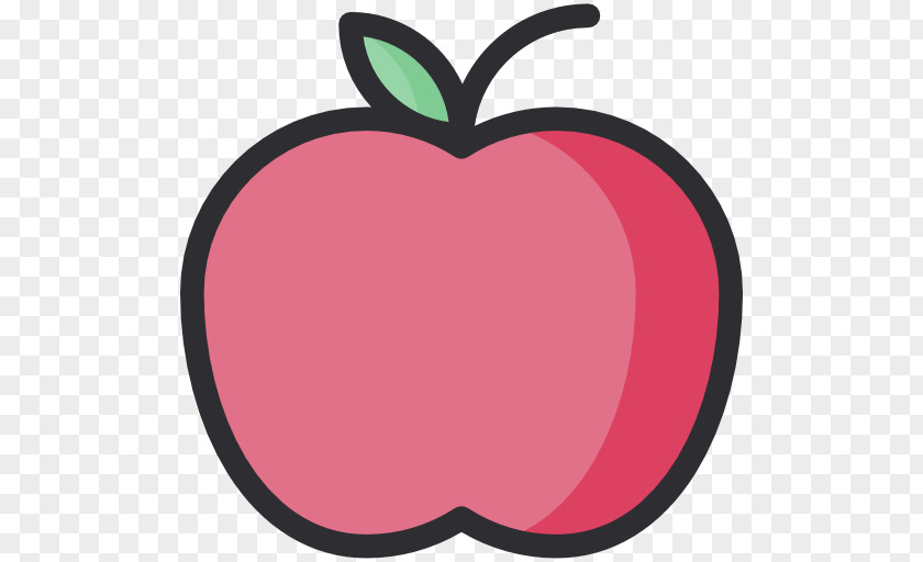 Apple Pink M Clip Art PNG