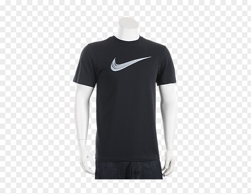 Nike Swoosh T-shirt Product Design Shoulder Sleeve PNG