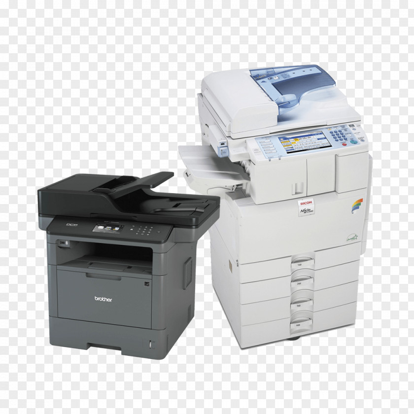 Printer Multi-function Laser Printing Brother Industries Photocopier PNG