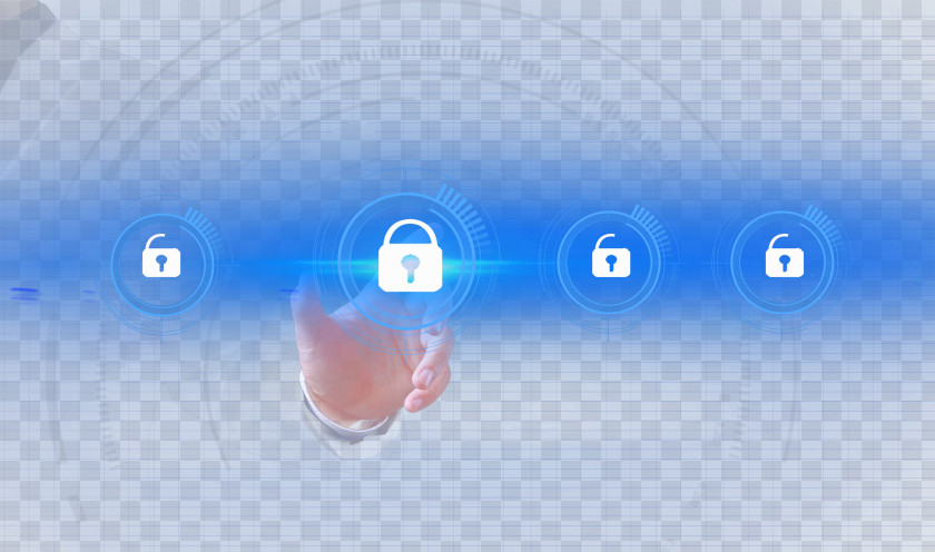 Technology Fingerprint Unlock Wallpaper PNG