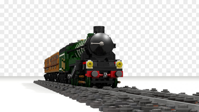 Train Locomotive Rail Transport Flying Scotsman Track PNG