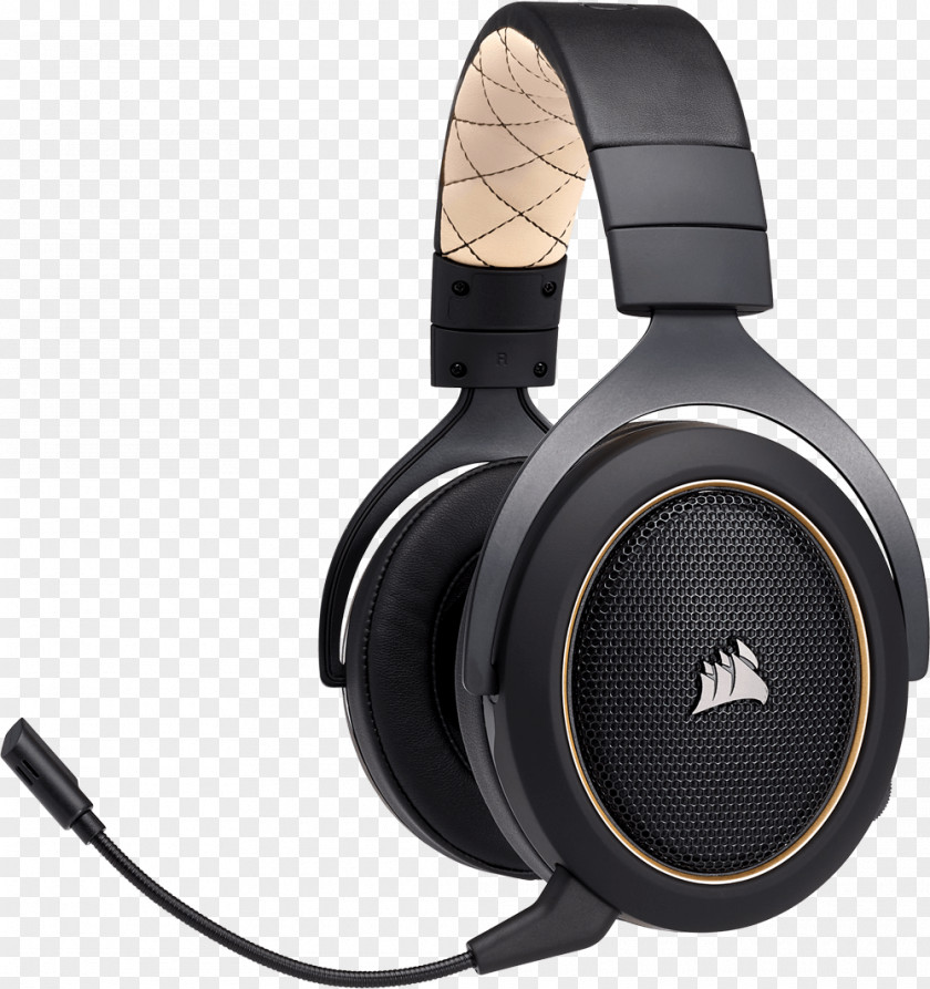 Low Carbon Life Corsair HS70 Wireless Gaming Headset With 7.1 Surround Sound Headphones Components PNG