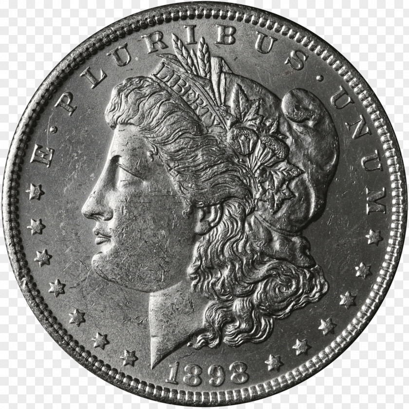 Mint Quarter Morgan Dollar Coin United States PNG