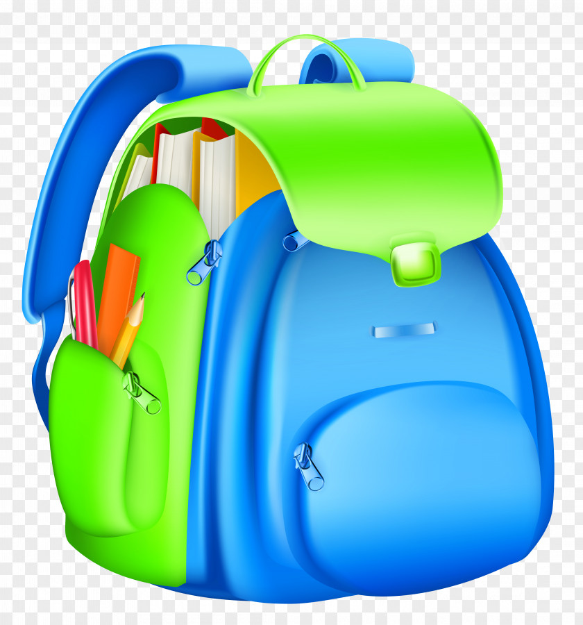 School Backpack Clipart PNG