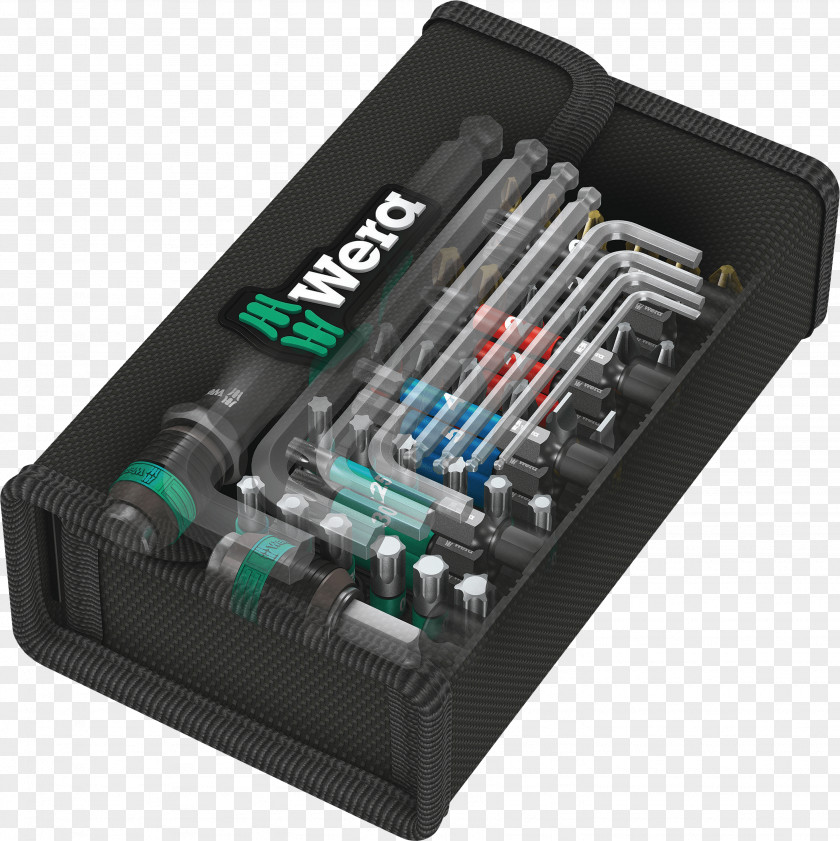 Screwdriver Wera Tools Kraftform Kompakt Multi-Bit Set Spanners PNG