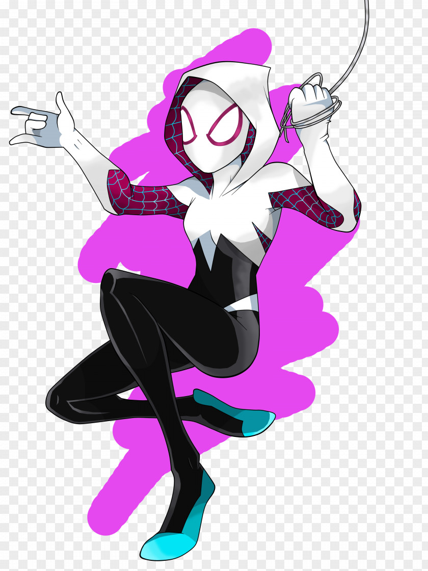 Spider Woman Gwen Stacy Spider-Man Iron Man Drawing Art PNG