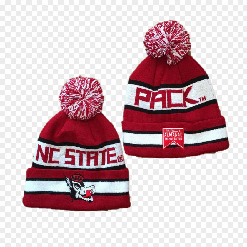 Beanie North Carolina State University NC Wolfpack Football Hat Women's Track And Field PNG