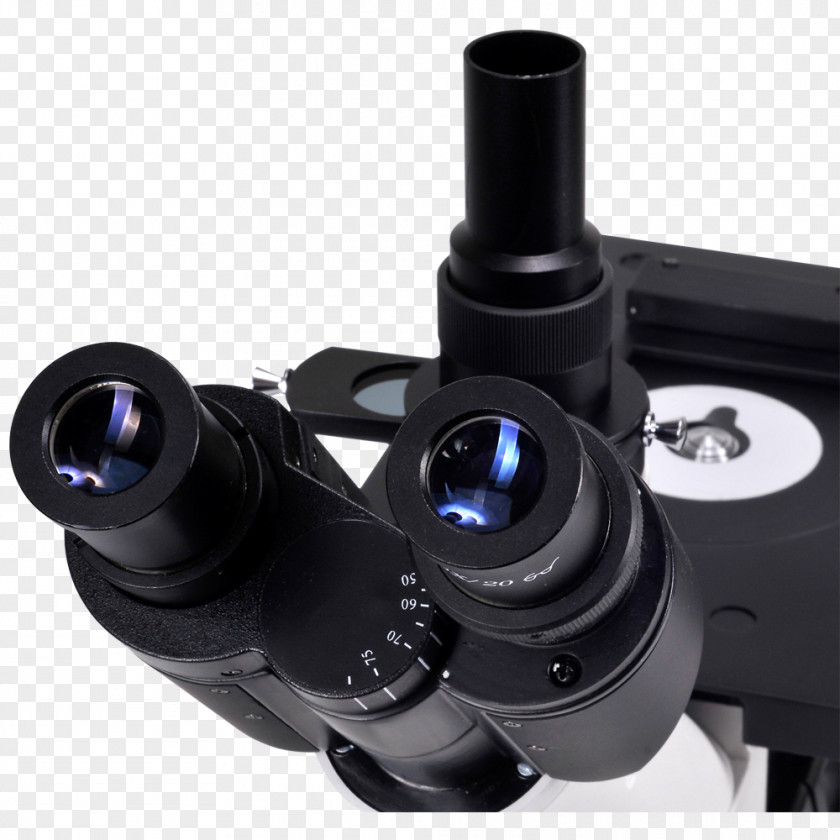 Inverted Microscope Camera Lens Optical Omano OMM300-T Metallurgical Compound Instrument PNG