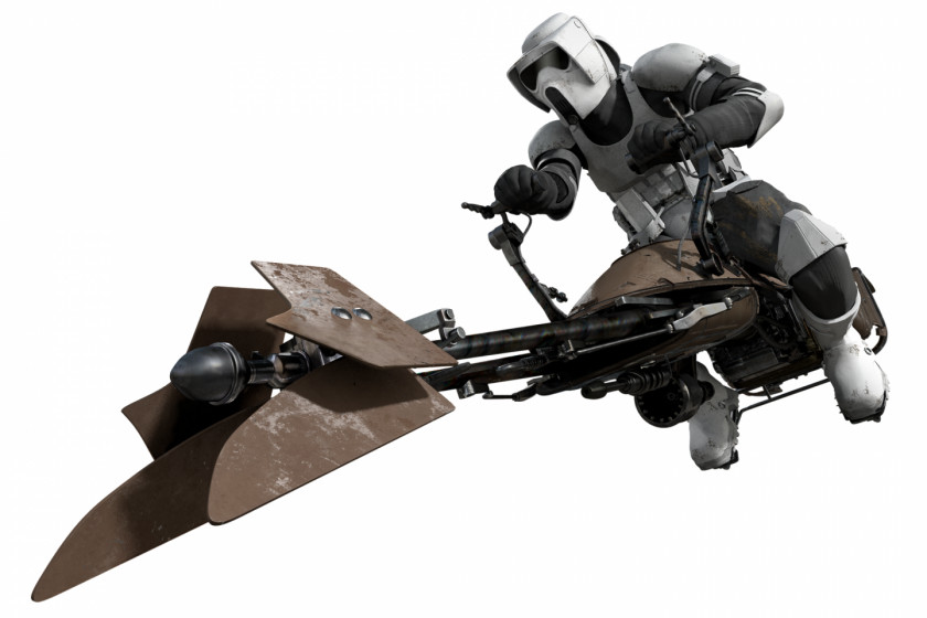 Stormtrooper Boba Fett Star Wars Speeder Bike Wookieepedia PNG