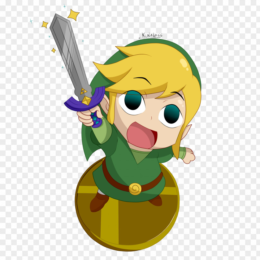 The Legend Of Zelda Link Zelda: Phantom Hourglass Wind Waker Tri Force Heroes Art PNG