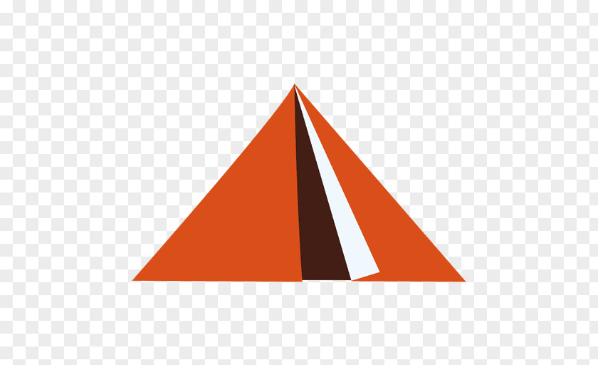 Triangle Orange Diagram PNG