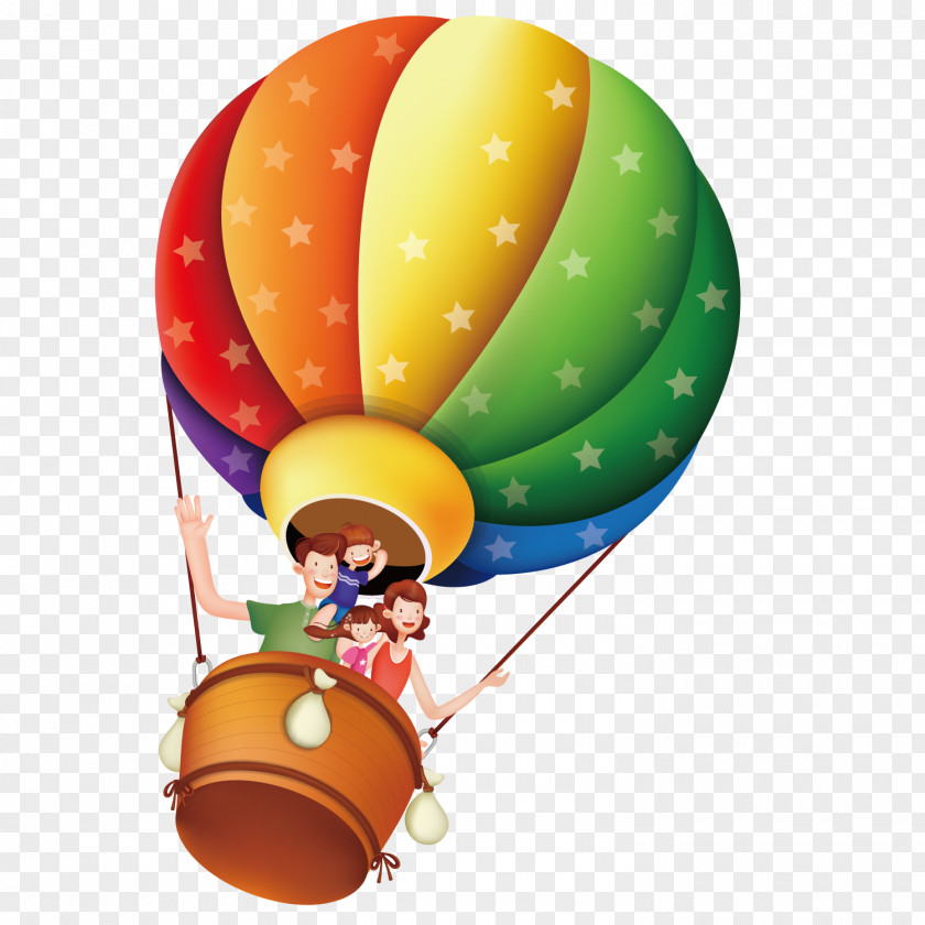 A Man Sitting On Hot Air Balloon Service Learning PNG