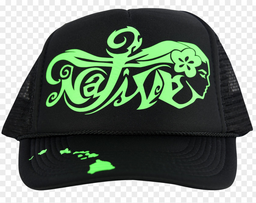 Baseball Cap Metallic Color Green PNG