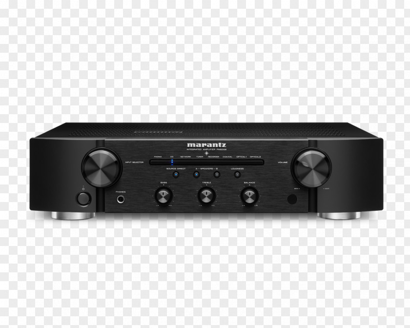 Black Marantz PM6006 Audio Power Amplifier Integrated AmplifierOthers PM 6006 PNG