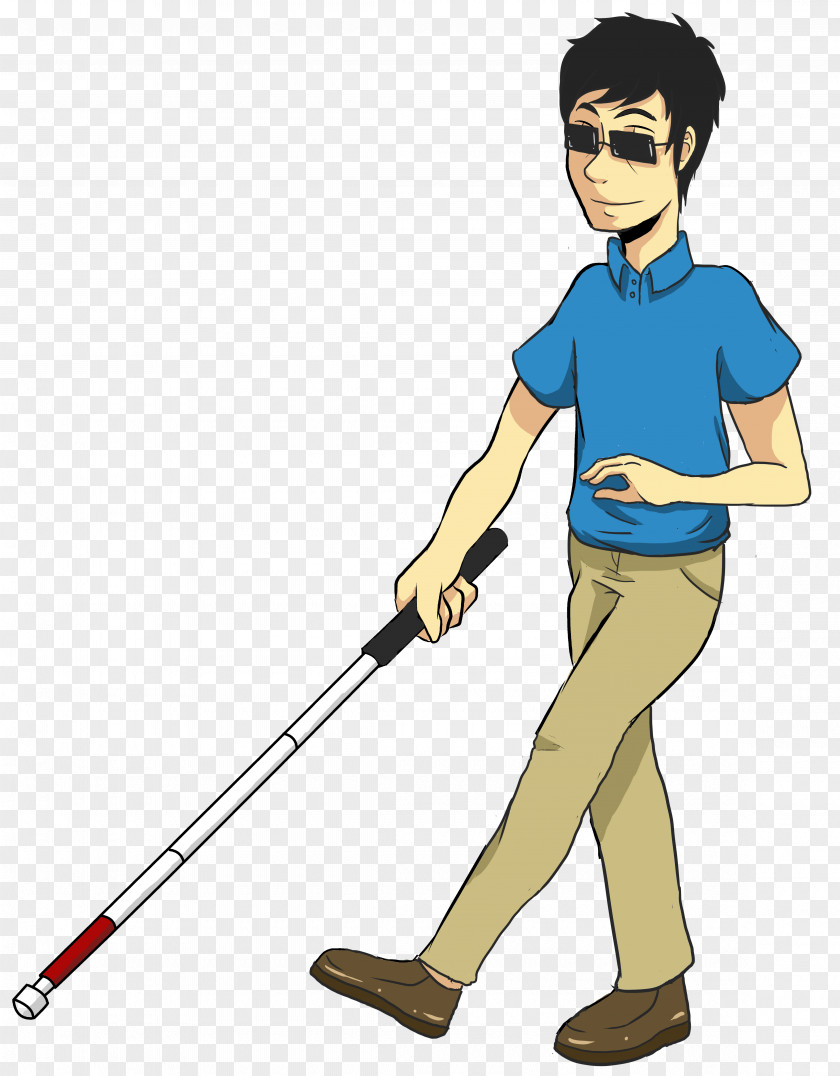 Blind Cane Cliparts Visual Impairment White Clip Art PNG