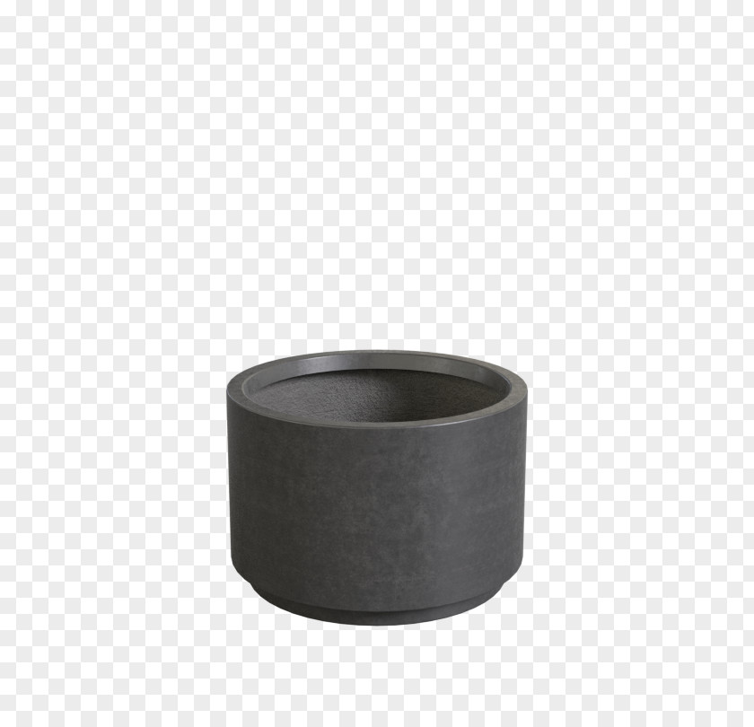 Charcoal Cylinder Flowerpot Garden Concrete Quatro Design Pty Ltd PNG