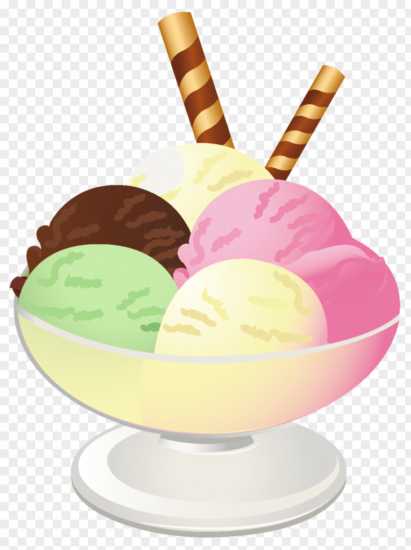 Chocolate Ice Cream Vanilla Background PNG