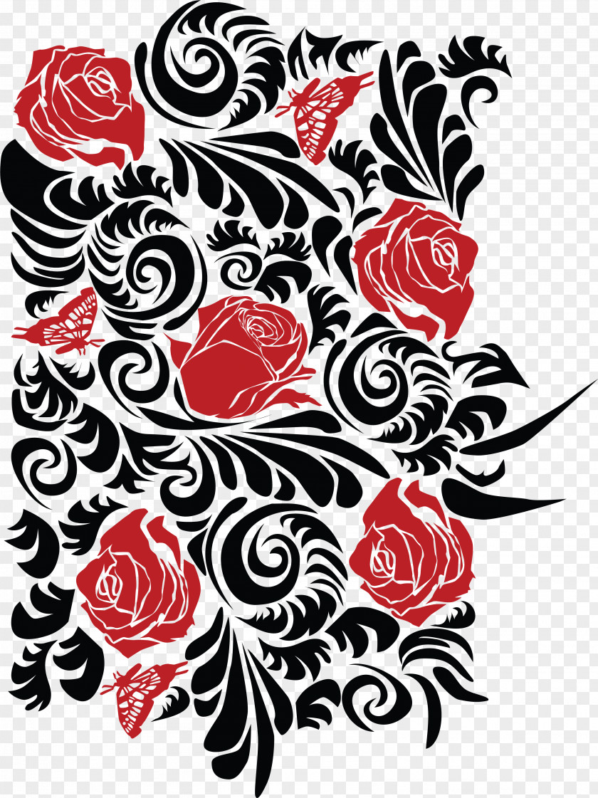 Design Floral Ukraine Ornament Wallpaper PNG