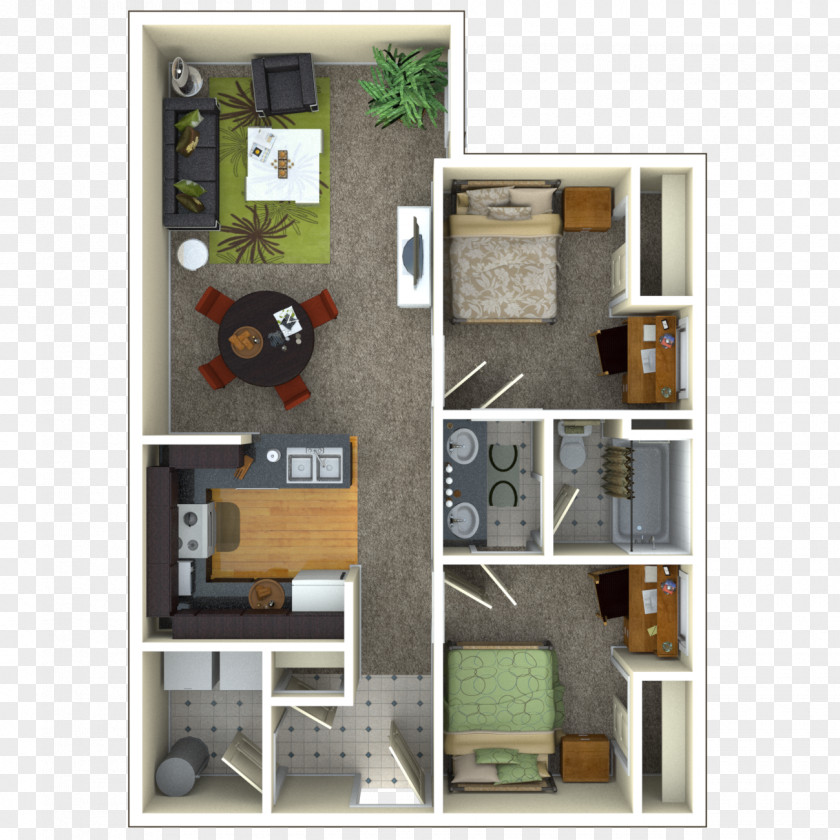 Furniture Floor Plan Bedroom Loft Shelf PNG