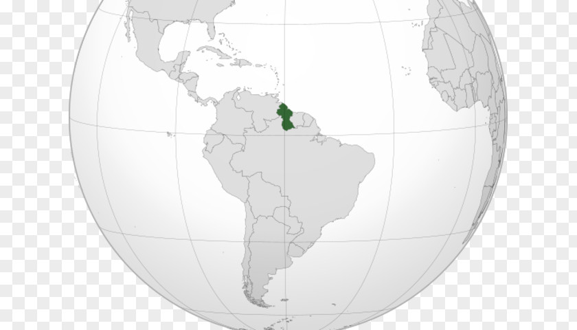 Globe Guyana French Guiana United States Of America Map PNG