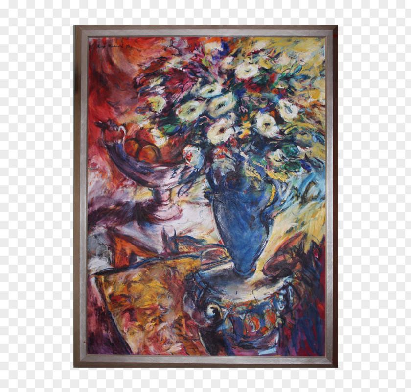 Paint Modern Art Still Life Tapestry PNG