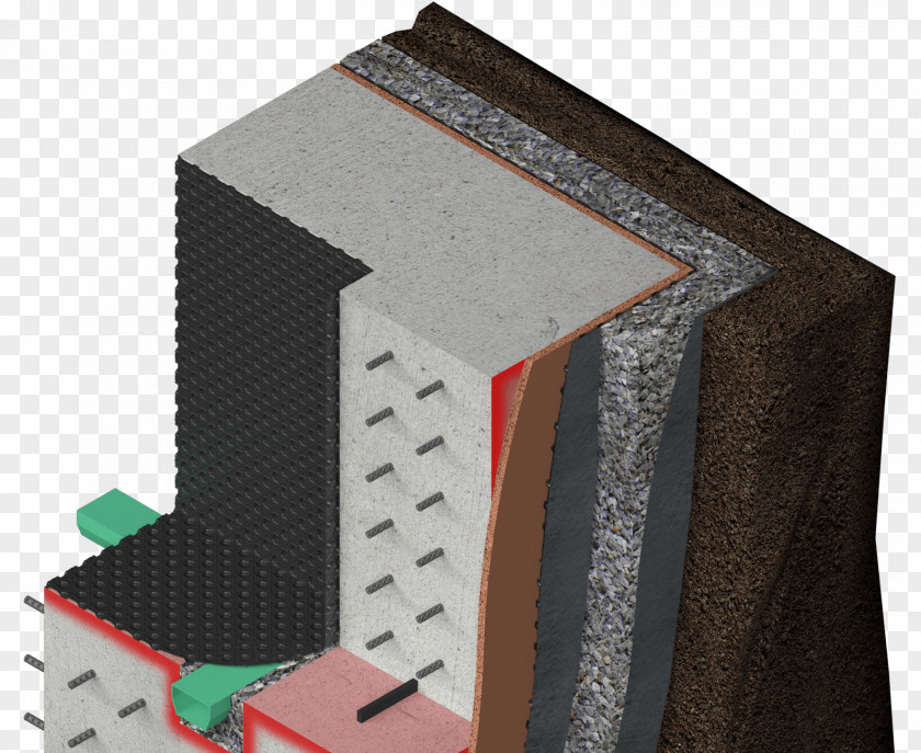 Reinforced Concrete Basement Waterproofing PNG