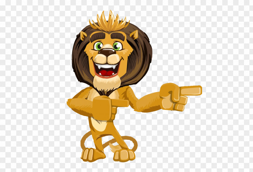 When The Wizard's Lion Cartoon Image PNG