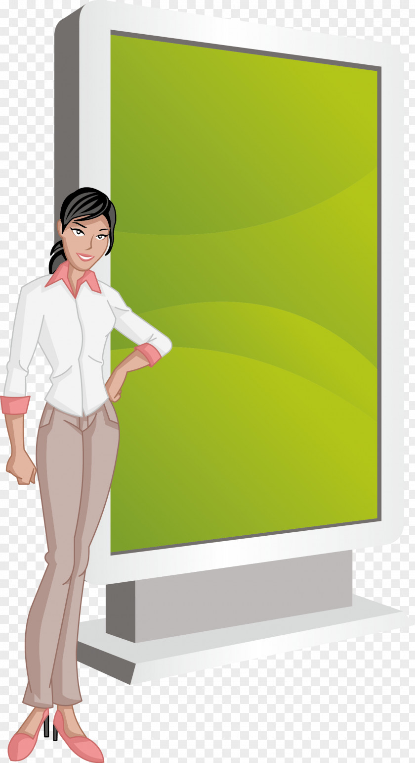 Business Person Billboard Adobe Illustrator PNG