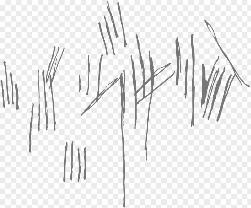 Scratches Drawing Line Art PNG