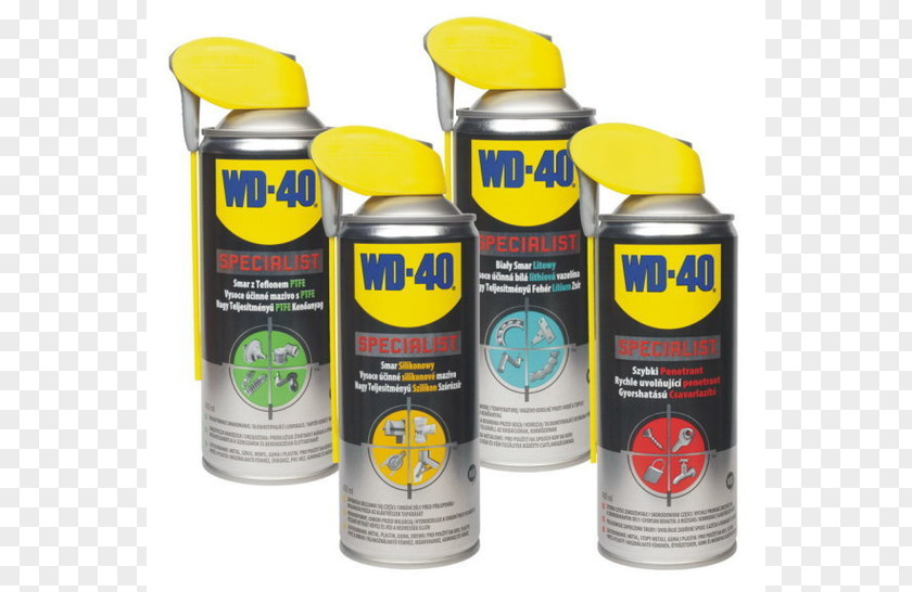 WD-40 Lubricant Grease Aerosol Spray Oil PNG