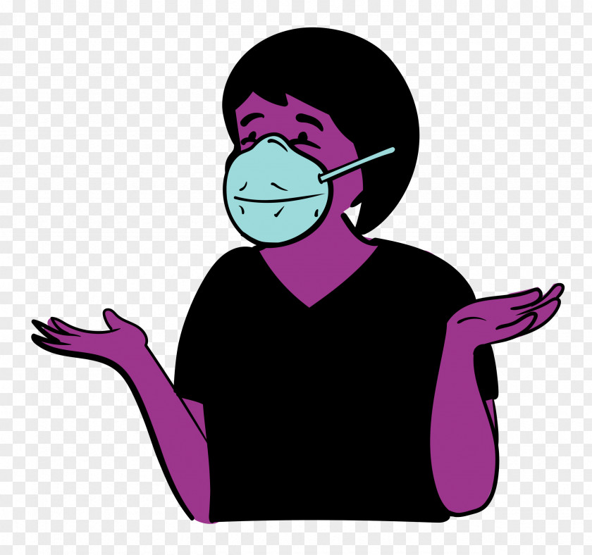 Woman Medical Mask Coronavirus PNG