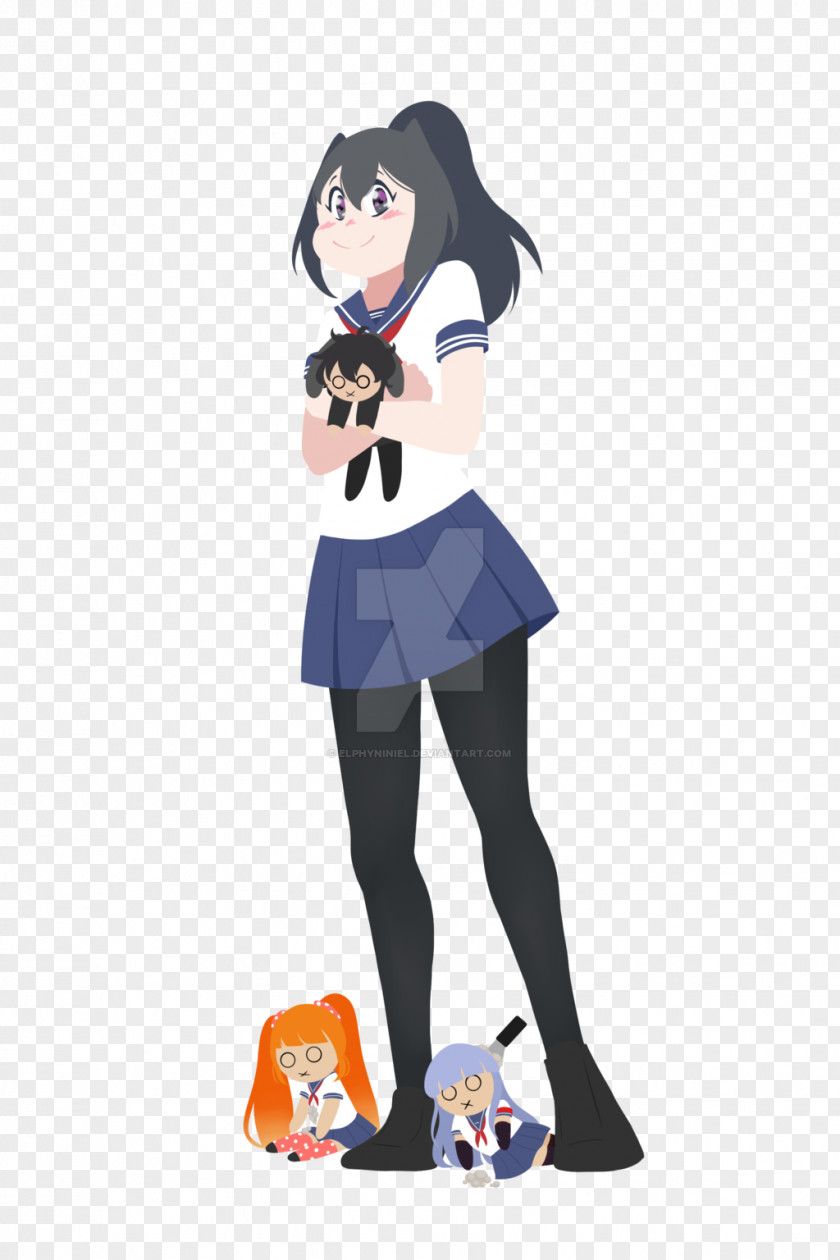 Yandere Simulator Senketsu Junketsu Character PNG