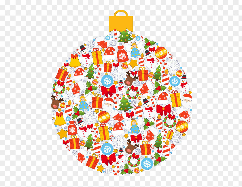 Creative Christmas Ornament Clip Art PNG