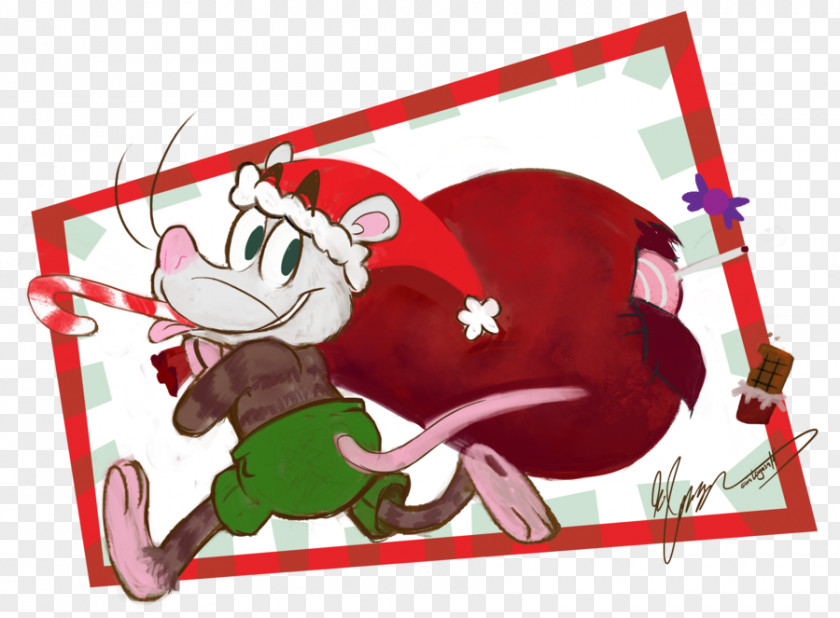 Opossum Illustration Cartoon Product Character RED.M PNG