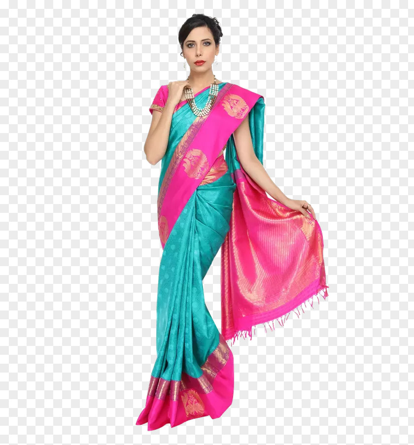 Silk Saree Kanchipuram Sari Kancheepuram RmKV PNG