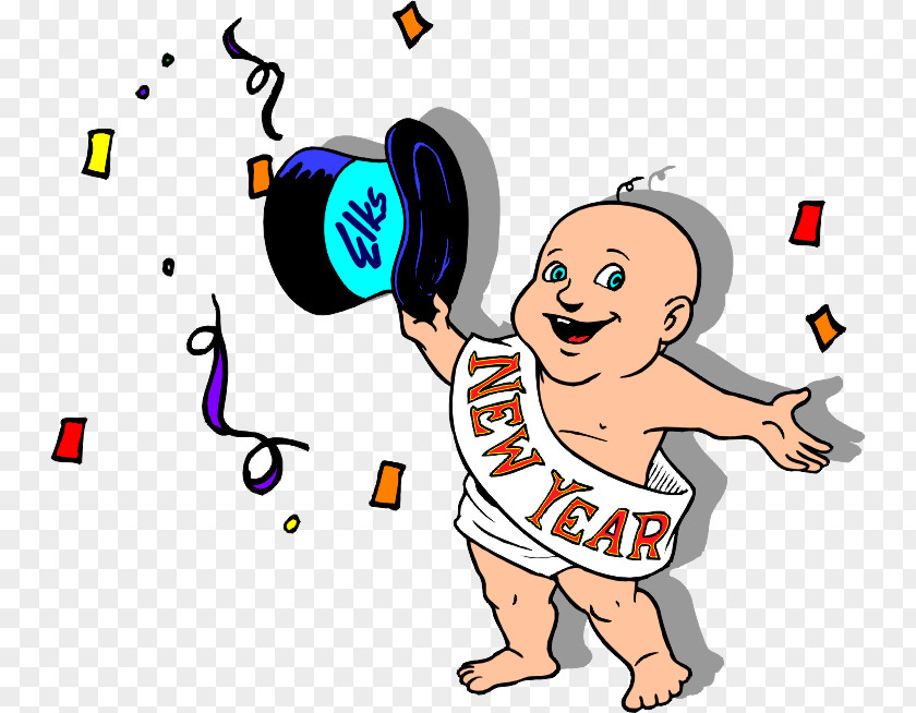 Christmas New Year's Eve Baby Year Resolution PNG