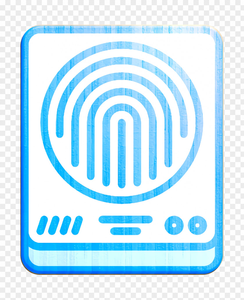 Data Protection Icon Fingerprint Scan PNG