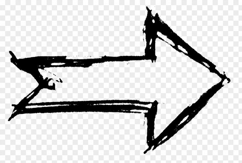 Hand Drawn Drawing Arrow Clip Art PNG