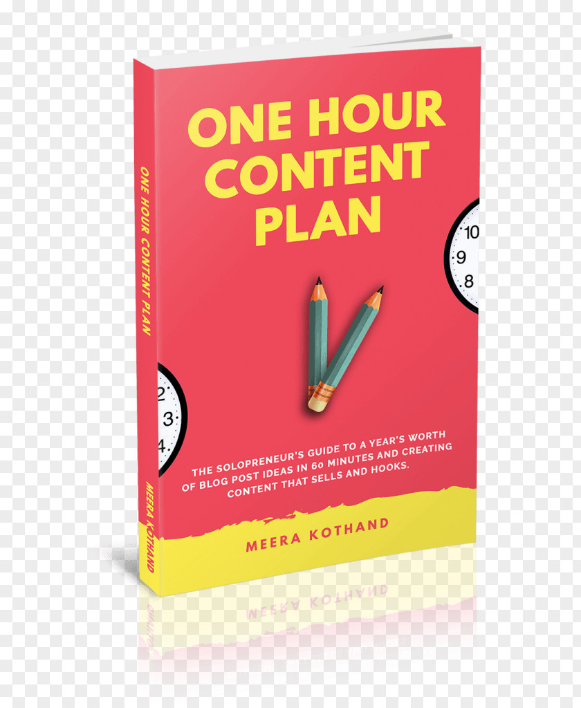 Meera The Solopreneur's Guide Blog Content Creation Book Strategy PNG