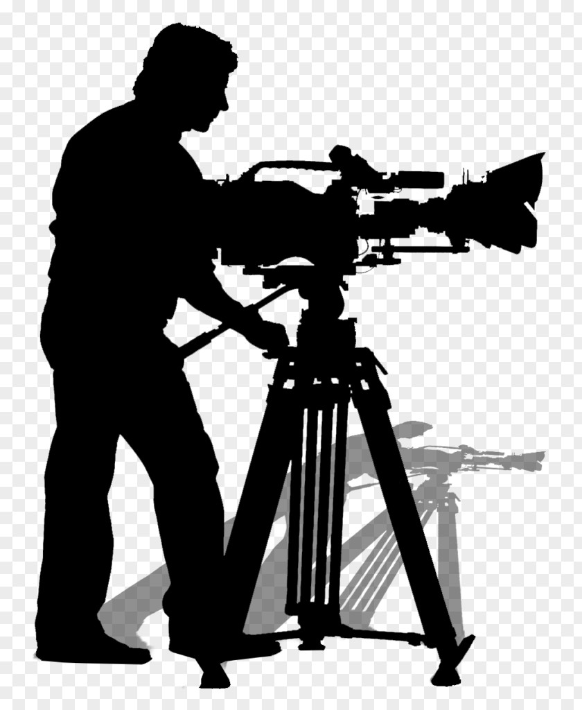 Silhouette Camera Operator Stock Photography Video PNG