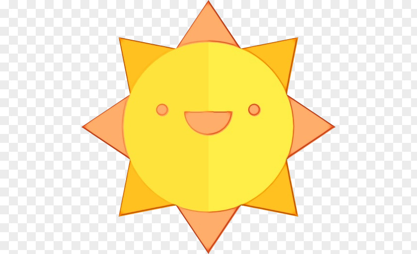 Smile Paper Orange PNG